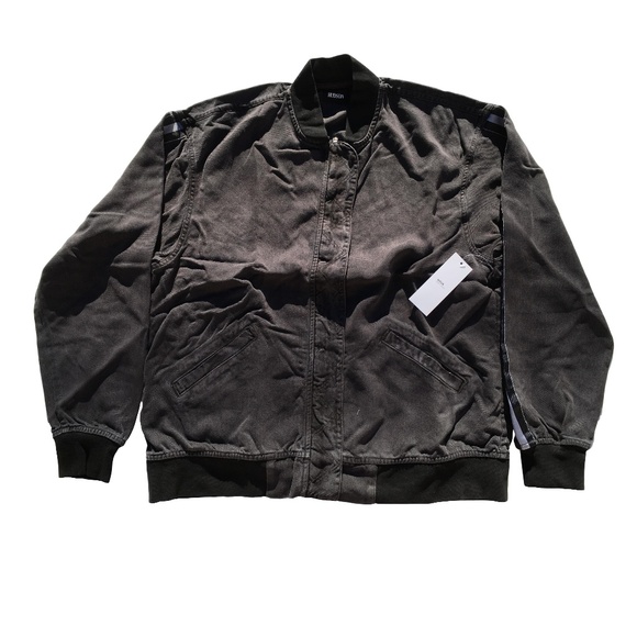 Hudson Nova Varsity Jacket black tencel medium